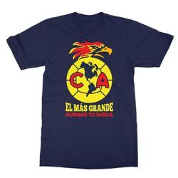 91530112mac28xt76j Club America Mexiko Aguilas Fußball Unisex T-Shirt
