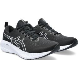 Laufschuh ASICS "GEL-EXCITE 10", Gr. 42,5, schwarz-weiß (schwarz, weiß), Textil, Textil, sportlich, Schuhe