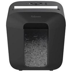 Fellowes Powershred LX25 Aktenvernichter mit Partikelschnitt P-4, 4 x 37 mm, bis 6 Blatt, schwarz