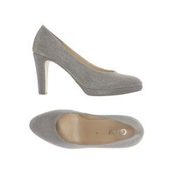 Gabor Damen Pumps, silber, Gr. 4