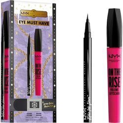 NYX Professional Makeup Augen Make-up Mascara X-mas Eye Must Have Epic Eye Liner 1 ml + On The Rise Volume Mascara 10 ml