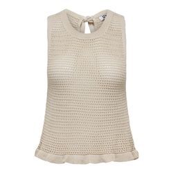 JDY Tank Top 'Tikka' Sandshell, Unifarben, Beige - Gr. M