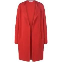 Long-Strickjacke aus 100% SUPIMA®-­Baumwolle Peter Hahn rot, 42