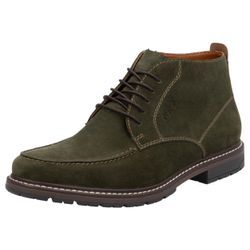 Schnürstiefelette RIEKER Gr. 40, grün (khaki) Herren Schuhe Businessmode Schnürboots, knöchelhohe Business-Stiefelette mit Profilsohle