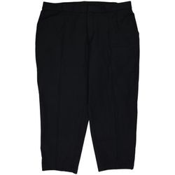 Lands End Damen Stoffhose, schwarz, Gr. 52