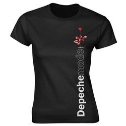 91460000mac2l9lx3e Depeche Mode Violator Hand Rose Damen Unisex T-Shirt Figur Gestresst- Und