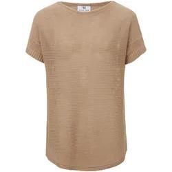 Pullover aus 100% Leinen 1/2 Arm Peter Hahn beige, 40