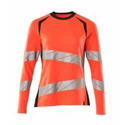 Damen-T-Shirt 19091-771-22210 Gr. 3XL hi-vis rot/schwarzblau - Mascot