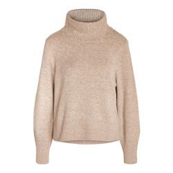 NOISY MAY Rollkragenpullover 'Friva' Nomad, Unifarben, Beige - Gr. XL