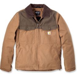 Carhartt Rugged Flex™ Montana, Textiljacke Hellbraun/Dunkelbraun L male