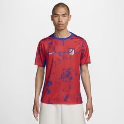 Atlético Madrid Academy Pro Nike Dri-FIT Pre-Match Kurzarm-Fußballoberteil (Herren) - Rot