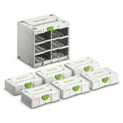 Festool Systainer3 Rack Organizer Set inkl. 6x SYS3 S 76 - 577816