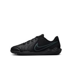 Nike Jr. Tiempo Legend 10 Academy Low-Top-Fußballschuh für Hallen- und Hartplätze für jüngere/ältere Kinder - Schwarz