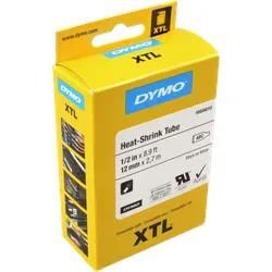 Dymo XTL Schrumpfschlauch 1868810 schwarz auf weiß 12mm x 2,9m