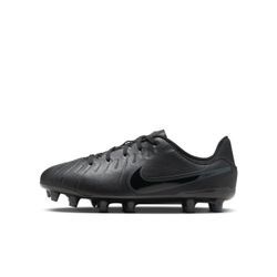 Nike Jr. Tiempo Legend 10 Academy Low Top Fußballschuh für verschiedene Böden für jüngere/ältere Kinder - Schwarz