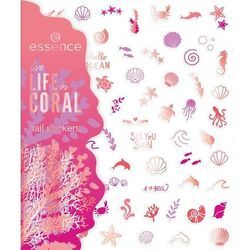 Essence Collection live LIFE in CORAL Nail Stickers It's A Reef Of Happiness!