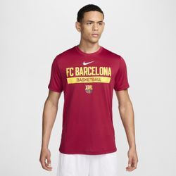 FC Barcelona Practice Nike Dri-FIT Basketball-T-Shirt (Herren) - Rot