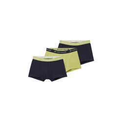 TOM TAILOR Herren Hip Pants 3-er Set, grün, Uni, Gr. 4