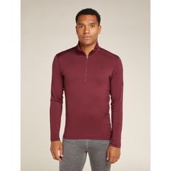 Icebreaker Merino 260 Tech Half-Zip-Thermo-Langarmshirt - Mann - Port - Größe XXL