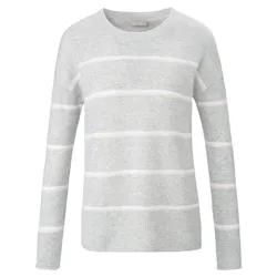 Rundhals-Pullover aus 100% Premium-Kaschmir include grau, 44