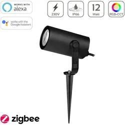 MiBoxer Zigbee 3.0 + 2.4GHz RGB+CCT LED Gartenstrahler 12W Gartenleuchte FUTC11...