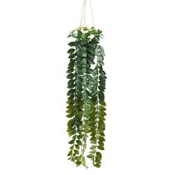 Künstl. Columnea Hänger im Kunfststoffhängetopf 85 cm