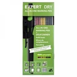 EXPERT DRY Marker-Set BASIC inkl. Ersatzminen (Rot/Gelb/Graphit)