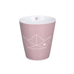 Krasilnikoff Happy Mug Paperboat, 330 ml, rose