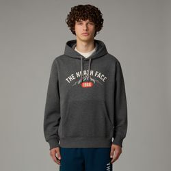 Kapuzensweatshirt THE NORTH FACE Gr. M, grau (tnf medium grau heather), Herren, Obermaterial: 90% Baumwolle, 10% Polyester, Sweatshirts