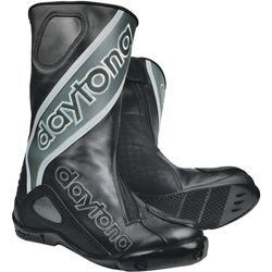 Daytona Evo Sports Schuhe Innen & Außen Schwarz Gunmetal Gr. 42