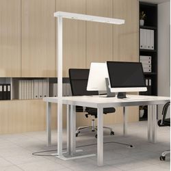 Arcchio Susi LED-Büro-Stehlampe, Sensor, weiß