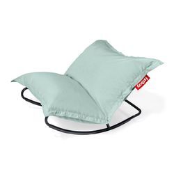 Fatboy - Aktionsset: Rock 'n' Roll Lounge Chair, schwarz + Original Outdoor Sitzsack, seafoam