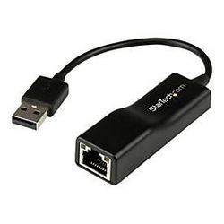 StarTech.com USB 2.0 RJ45 Fast Ethernet Adapter - Lan Nic USB Netzwerkadapter - USB 2.0 10/100 Mbit Adapter in Schwarz - Netzwerkadapter - USB 2.0 - 10/100 Ethernet