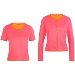 Twinset aus 100% Baumwolle Supima Peter Hahn pink, 52