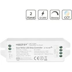 MiBoxer CCT LED Controller 2 Kanal 12/24V Multifunktion LED Strip Panel Steuerun...