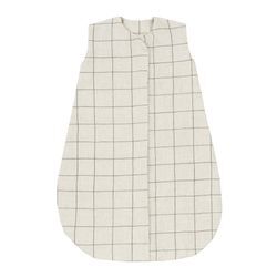 Nobodinoz - L1N0 Baby Schlafsack, 6-18 Monate, charcoal grid (light)