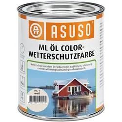 ASUSO ML Öl Color-Wetterschutzfarbe – Weiß