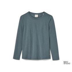 Tchibo NAH/STUDIO Longsleeve | nachhaltige Baumwolle - Blau - Gr.: L