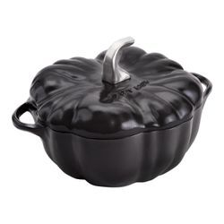 Staub La Cocotte 24 cm, Kürbis, Schwarz, Gusseisen