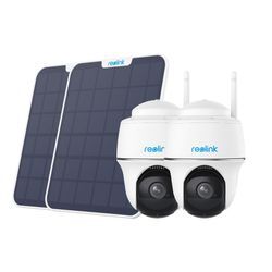 REOLINK Überwachungskamera "Argus Series B420 - 3MP Überwachungskamera Aussen Akku Wi-Fi PT", Personen-/Fahrzeugerkennung, Zwei-Wege-Audio, Nachtsicht, Zeitraffer, Überwachungskameras, weißB:20cm H:39,6cm T:24cm