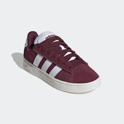 Sneaker ADIDAS SPORTSWEAR "GRAND COURT ALPHA" Gr. 42,5, rot (maroon, cloud weiß, maroon) Schuhe Design inspiriert vom adidas Campus 00