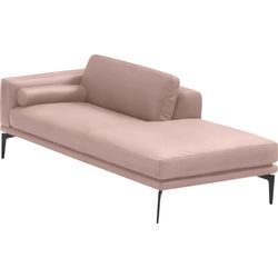 Ottomane EGOITALIANO "Masu, Design trifft super Sitzkomfort, mit toller Detailverarbeitung", rosa (rose), B:182cm H:95cm T:97cm, Leder CAREZZA (echtes Rindsleder) ist ein Naturleder, dass die ursprünglichen Eigenschaften der Haut nicht verändert. Das Vorhandensein von verheilten Narben, Körnungsunterschiede, Falten, Adern, Unterschiede in den Farbtönen und andere Spuren, die die Natur auf diesen F