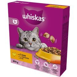 Whiskas - mit leckerem Huhn - Katzenfutter trocken - 800g