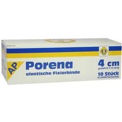 Porena Elast.mullbinde 4 cm weiß o.Cello 10 St