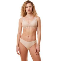 Schalen-BH TRIUMPH "Body Make-Up Illusion Lace WP" Gr. 75, Cup E, beige Damen BHs Stretch-Spitze