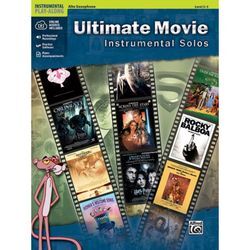 Alfred Music Ultimate Movie Instrumental Solos - Alto Saxophone