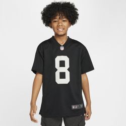 Joshua Jacobs Las Vegas Raiders Nike NFL Spieltrikot (ältere Kinder) - Schwarz