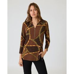 Blusenshirt mit Print-Mix