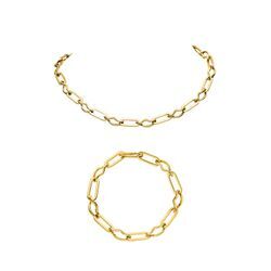 Wave Rush Necklace Set Gold