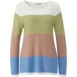 Pullover U-Boot-Ausschnitt Peter Hahn blau, 52